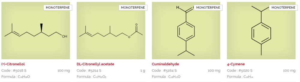 Monoterpene Botanical Reference Material 
